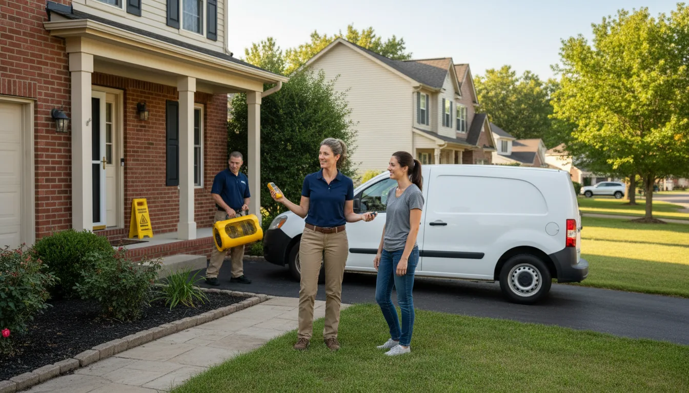 Water restoration image for Dehumidification And Cleanup Services in Isabel, KS